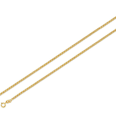 2mm 14K Gold Mariner Chain