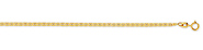 1.5mm 14K Gold Flat Mariner Chain