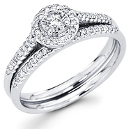 wedding rings sets - enhancer style