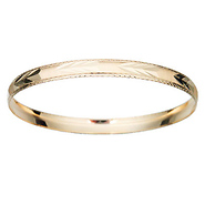 Solid Leaf Bangle