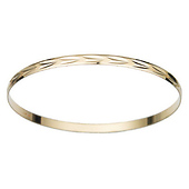 Solid Leaf Bangle