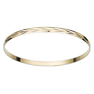 Solid Leaf Bangle