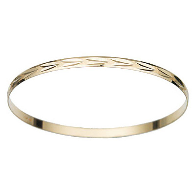 Solid Leaf Bangle