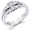 14K Round Diamond Engagement Ring Set (0.48 ctw)