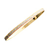 Tri Color Solid Gold Bangle
