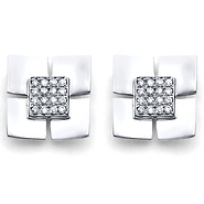14K Diamond Earrings .36ctw