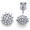 14K Gold Diamond Earrings .71ctw