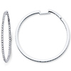 14K Diamond Hoop Earrings .29ctw