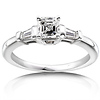 Asscher Cut Bridal Engagement Ring (0.75 ctw)