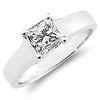 Princess Cut Solitaire Engagement Ring (1.00 ctw)