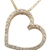 Diamond Heart Charm