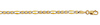 3.5mm 14K Gold Stamped White Pave Figamariner Chain