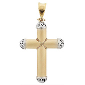 Italian Cross Charm