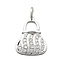 Diamond Purse Charm