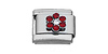 Flower Blue CZ Italian Charm