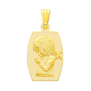 Girl Praying Charm