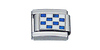 Flag Blue White Italian Charm