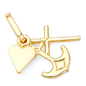Mini Faith Hope and Charity Charm