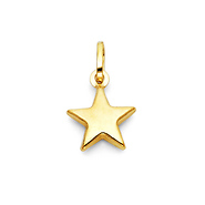 Yellow Gold Star Charm