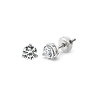 14K 3 Prong Round Solitaire Diamond Stud Earrings 0.40ctw