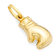 14K Single Boxing Glove Charm