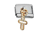 Dangle Yellow Cross Italian Charm