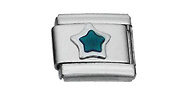 Star Green Italian Charm