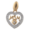Mother's Day CZ Heart Charm