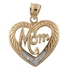 Mom Heart Charm