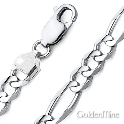 15mm Silver Figaro Chain