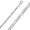 3mm Silver Figaro Chain