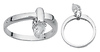 Silver Heart CZ Ring