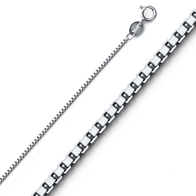 .95mm 14K Gold Box Chain