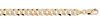 7.5mm 14K Gold Yellow Pave Curb (Cuban) Chain