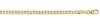 4mm 14K Gold Yellow Pave Curb (Cuban) Chain