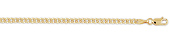 3mm Yellow Pave Curb (Cuban) Chain