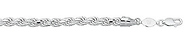 6mm Silver Diamond Cut Rope