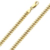 5mm 14K Gold Miami Cuban Link Chain