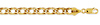 7.5mm 14K Gold Double Curb Chain