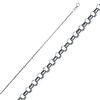 1mm Silver Rolo Chain