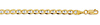 5mm 14K Gold White Pave Mariner Chain