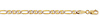 4mm 14K Gold White Pave Figamariner Chain