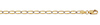 3mm 14K Gold Open Link (White Pave) Chain