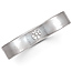 4mm Diamond Flat Comfort Fit Promise Ring