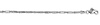 2.5mm Milano Rope 14K White Gold Chain