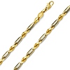 4mm Milano Rope 14K Two Tone Gold Chain