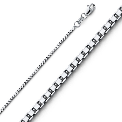 1.15mm 18k Gold Box Chain