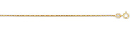 .8mm 18K Gold Box Chain