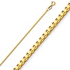 1.1mm 18K Gold Box Chain