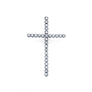 Slender Diamond Cross Pendant (0.25 ctw)